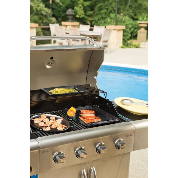 Lodge Oval Cast Iron Preseasoned Griddle, PK3